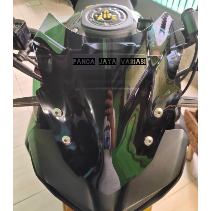 windshield all new yamaha mt15 visor mt15 flyscreen frontshield tameng front shield mt 15 mhr carbon Black Series