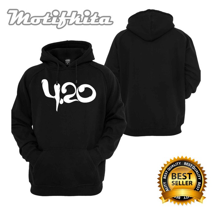 JAKET HOODIE JUMPER 4.20 UNISEX PRIA WANITA