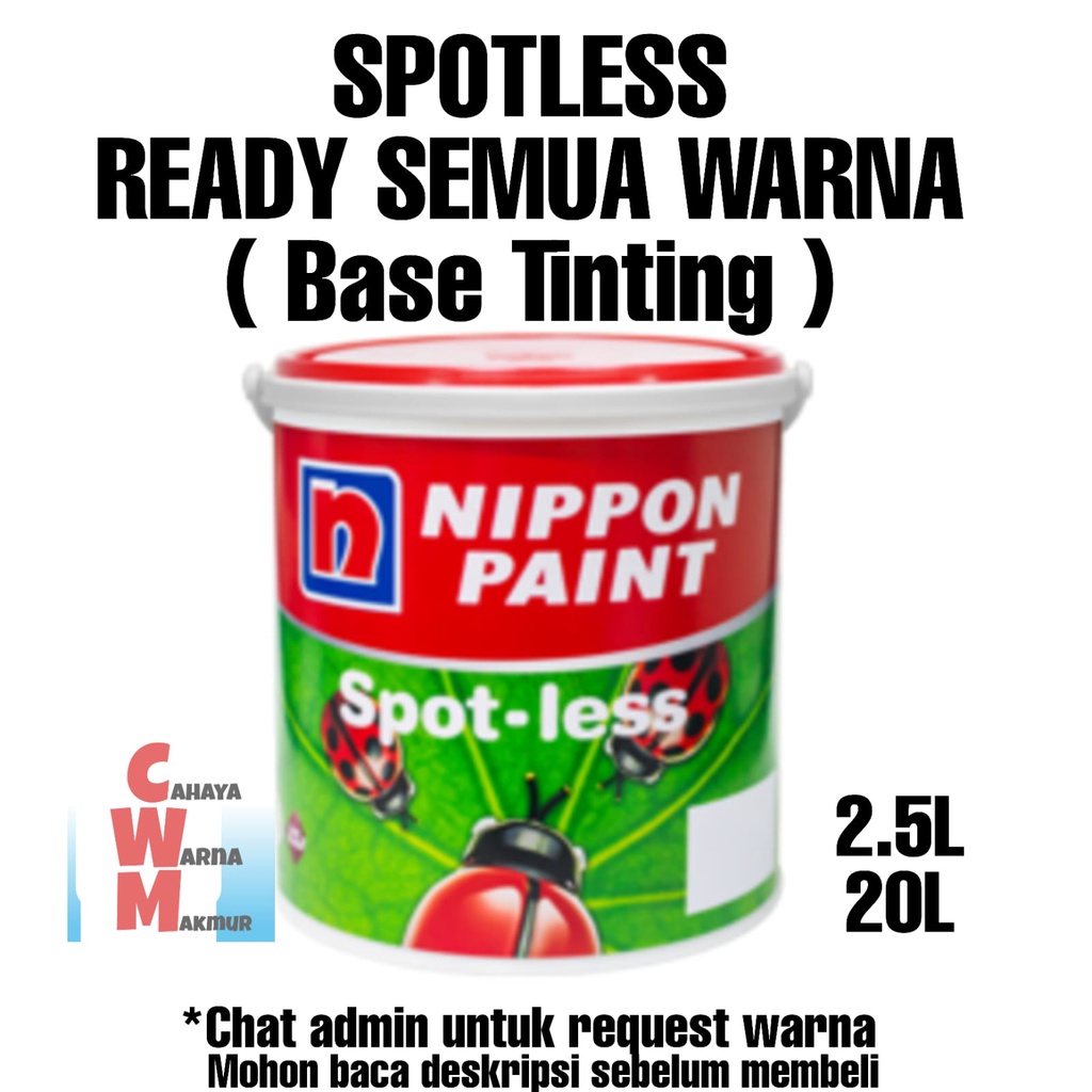 Jual Cat Tembok Spotless Anti Noda Nippon Interior 20kg Warna Lengkap Shopee Indonesia 4647