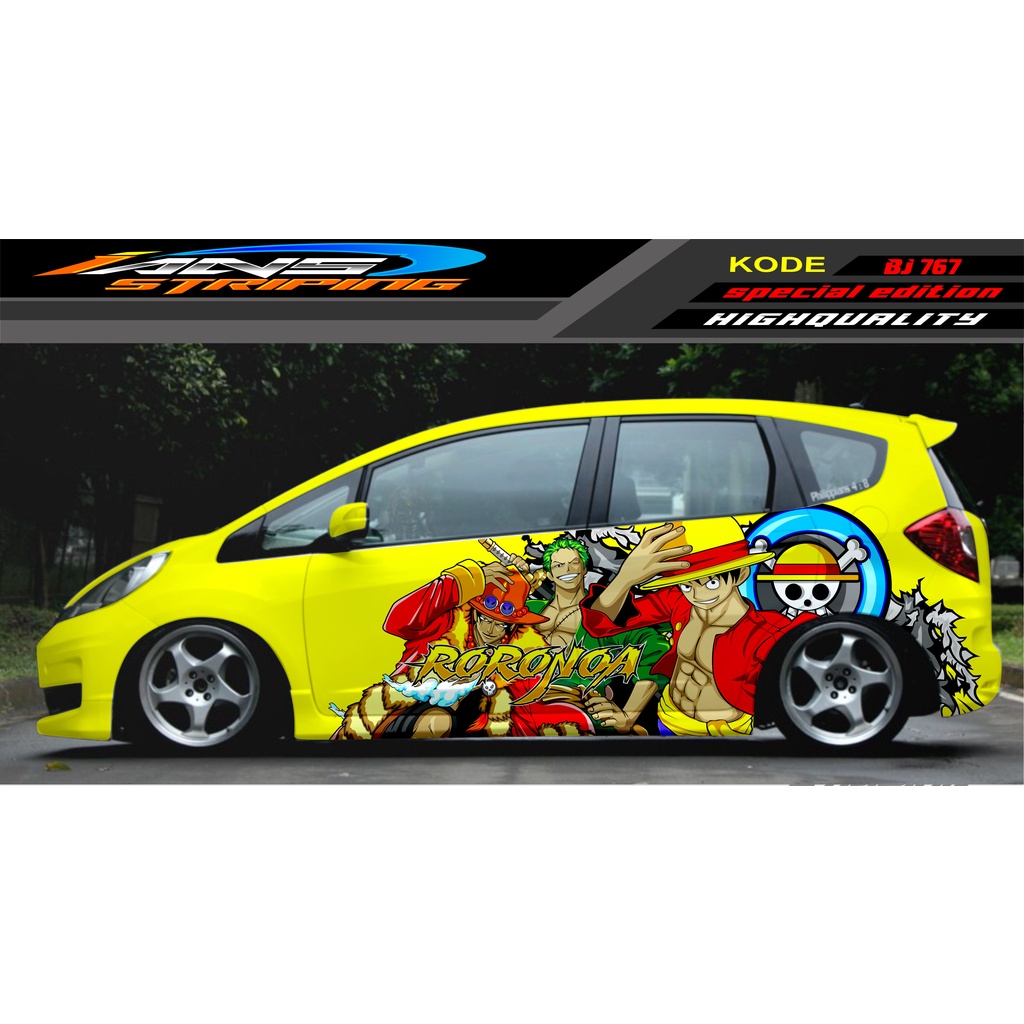 STIKER VARIASI  MOBIL HONDA BRIO AGYA JAZZ AVANZA YARIS / DECAL STICKER MOBIL JAZZ / STIKER MOBIL