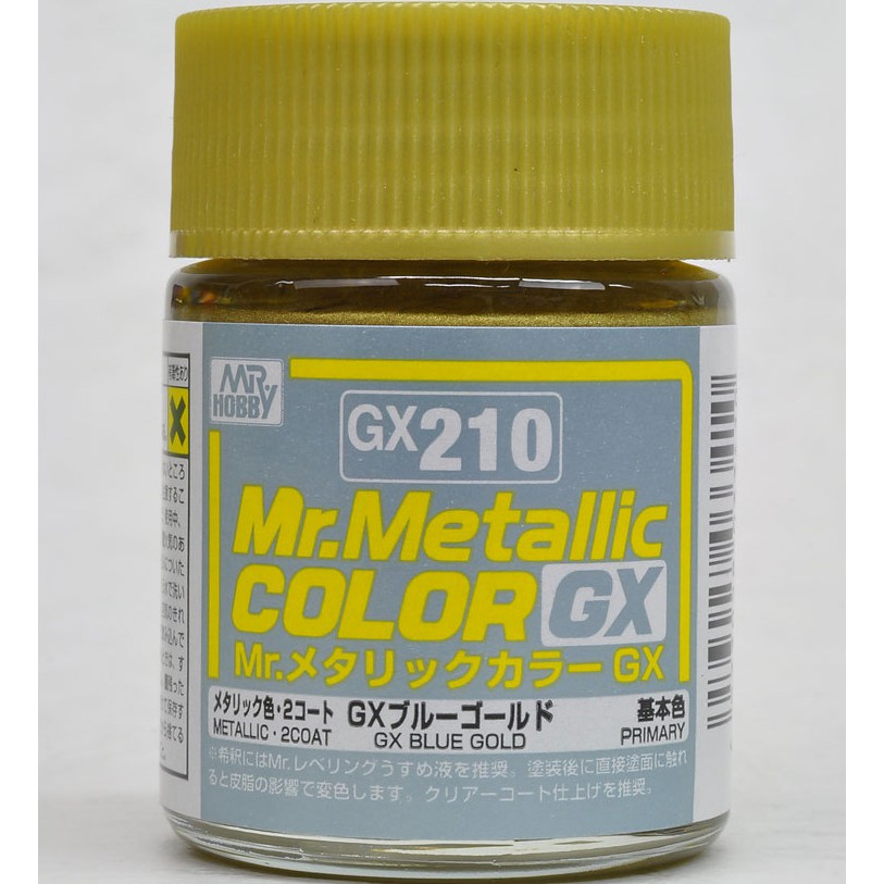 Mr Metallic Color GX210 Blue Gold - Cat Gundam Model Kit Paint