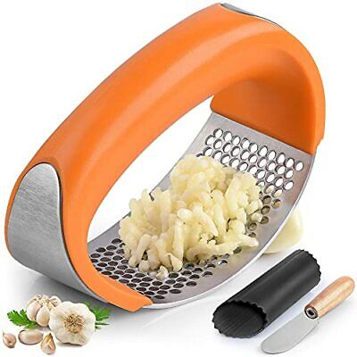 GARLIC PRESS CRUSHER STAINLESS PENGHANCUR BAWANG PUTIH DAPUR alat gerus bawang putih