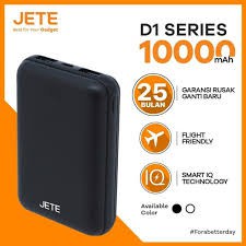 POWERBANK JETE D1 10000 - ORIGINAL JETE