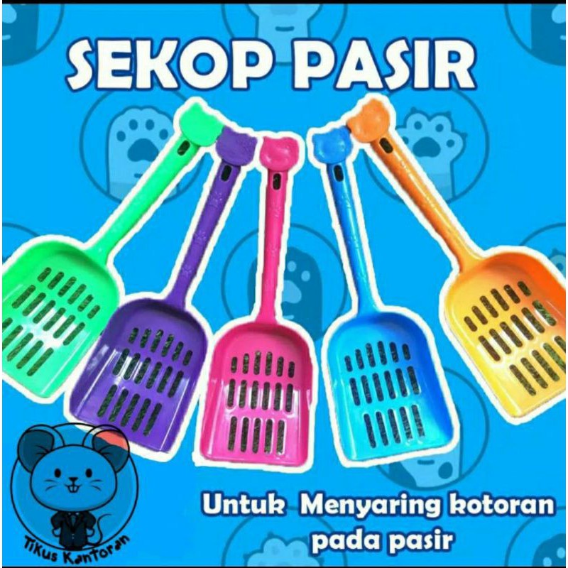 Paket Murah Bak Pasir Gratis 1L + Serokan Pasir Kucing / Scoop Litter Box