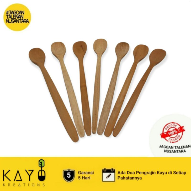 Sendok Korea Sendok Kayu Korea Sendok Mini Kayu Korea
