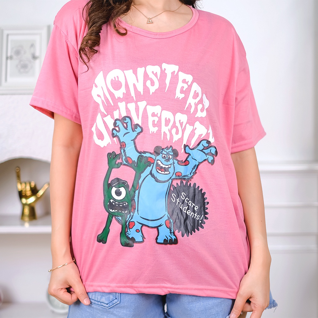 AFI - VC - Kaos Oversize Wanita Monster (LD 106, P 65)*