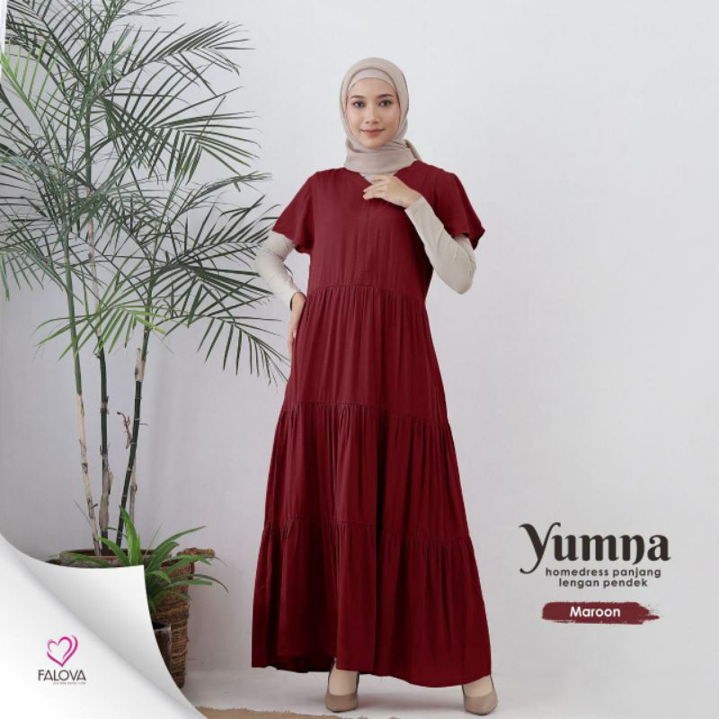 READY Yumna Dress By FALOVA - Matterial Rayon Premium