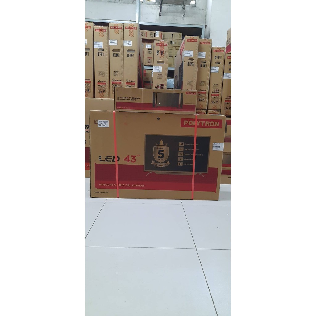 Polytron LED TV 43&quot; + Speaker Tower 43T150 43inch PROMO GARANSI RESMI