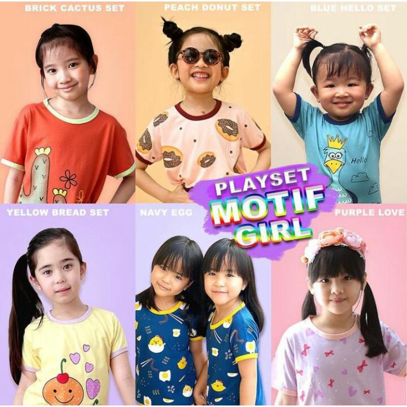 Playset motif girl kazel