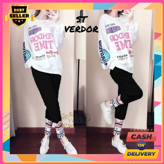 Jl6299 Stelan Scuba Bangkok Import New Premium Bahan Adem Spg79 Setelan Fashion Wanita / Setelan Fas