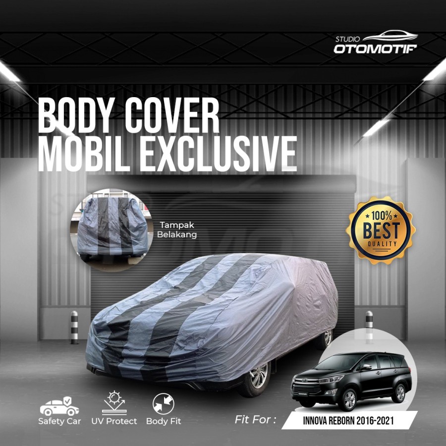 BODY COVER INNOVA REBORN 2016-2021 LIST WARNA SARUNG MOBIL INNOVA ABU