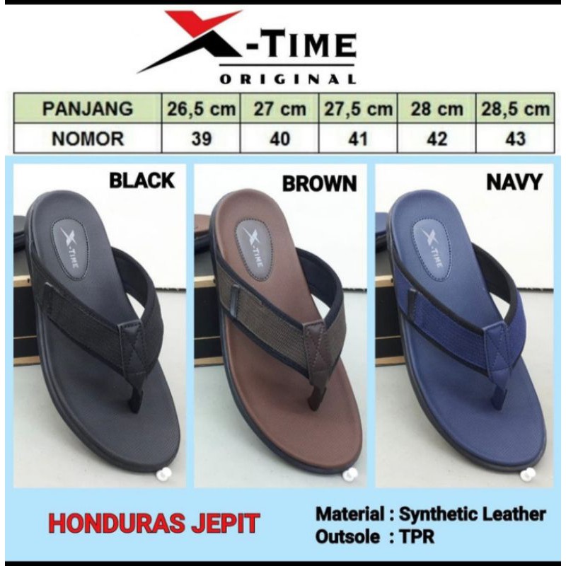 Sendal Pria X Time Original