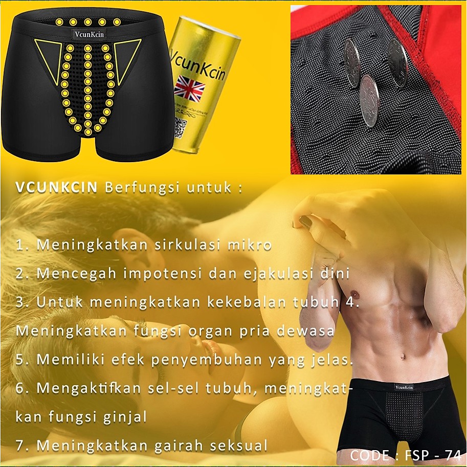 [COD] SEMPAK PRIA CELANA DALAM KESEHATAN PEMBESAR KELAMIN OBAT HERNIA CELANA VCUN KCIN ORIGINAL