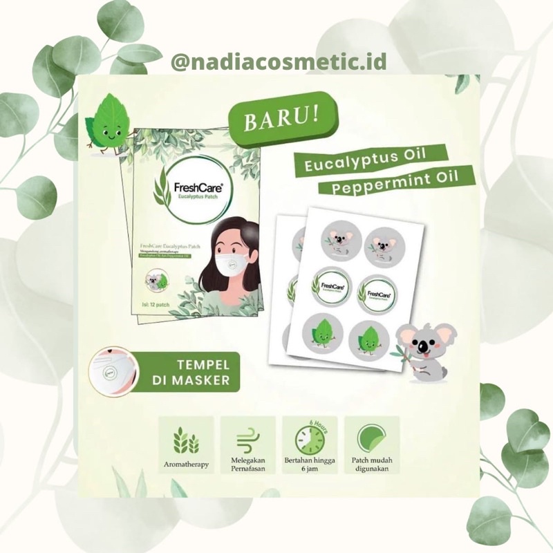 Jual Stiker Masker Freshcare Eucalyptus Patch- 12 Patch Indonesia ...