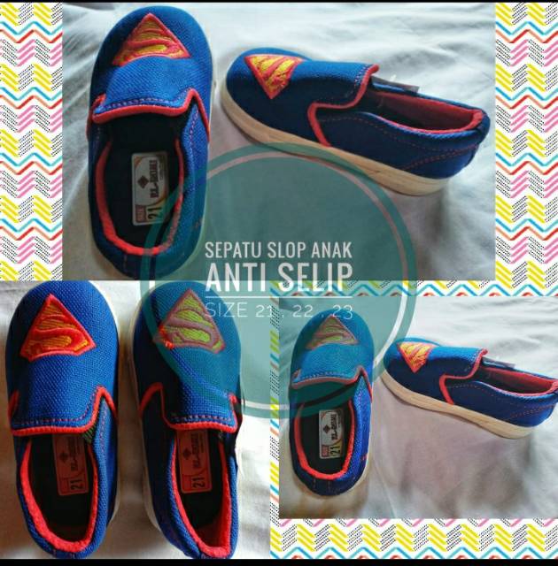 Sepatu anak slop anti selip