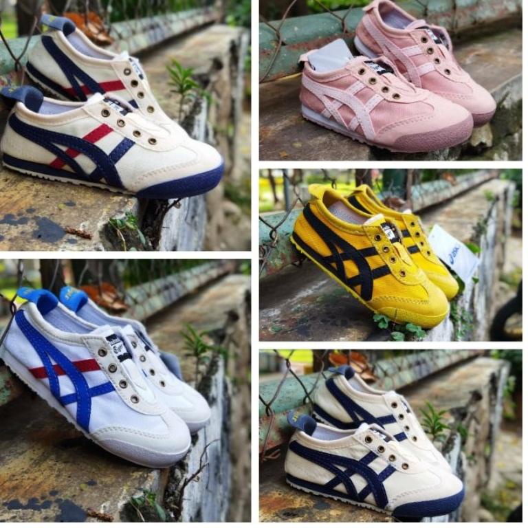 J3O8 Sepatu Anak Onitsuka  Slip on (tanpa tali) Ready