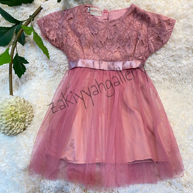 DRESS BROKAT ANAK / DRESS ANAK KONDANGAN / DRESS ANAK COUPLE