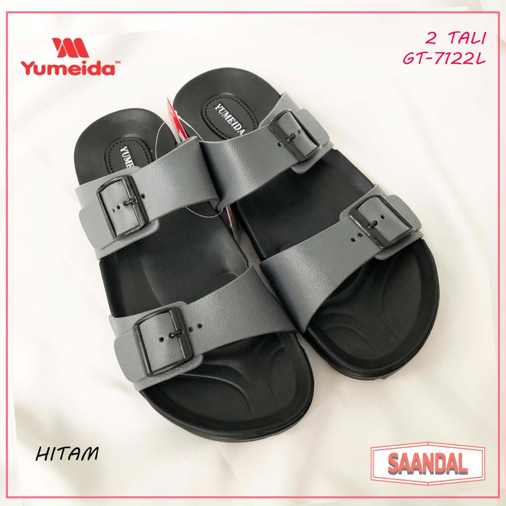 Sandal Selop Pria Yumeida 2 Ban/Tali 2 GT 7122 L Karet (BISA SATUAN COD)