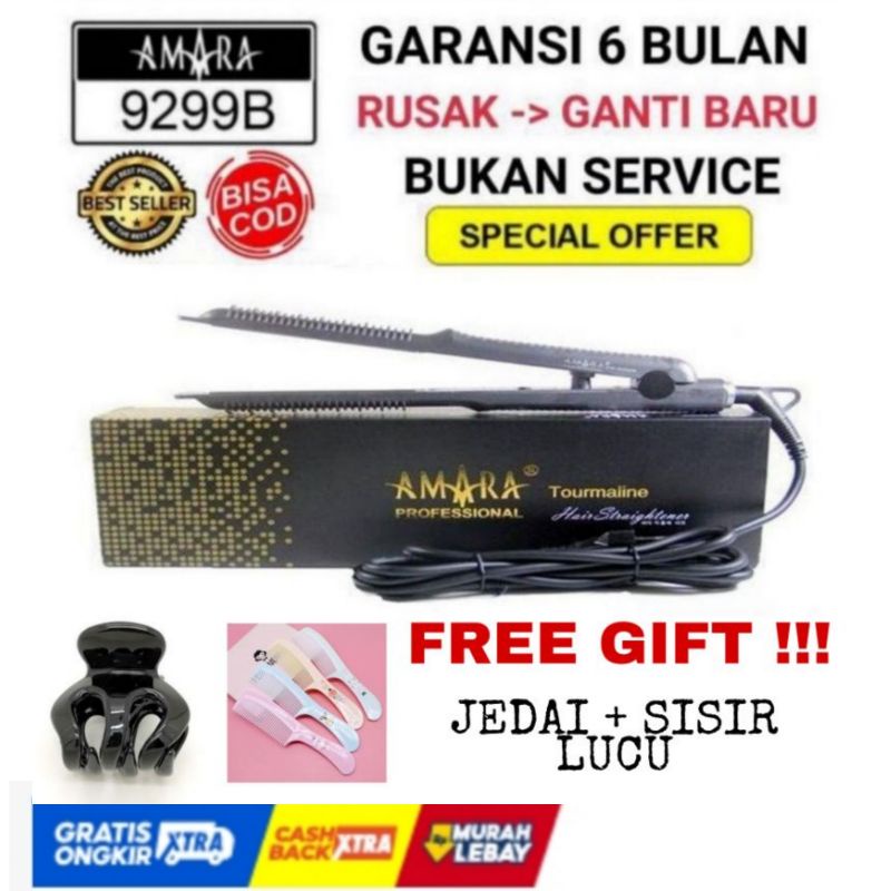 [READY FREE GIFT &amp; BUBBLE] CATOKAN AMARA 2 IN 1 PROFESSIONAL TOURMALINE 100% ORIGINAL GARANSI UANG KEMBALI