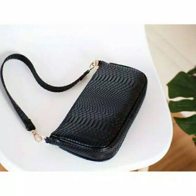 Folk Black Bag - Korea Vintage Bag