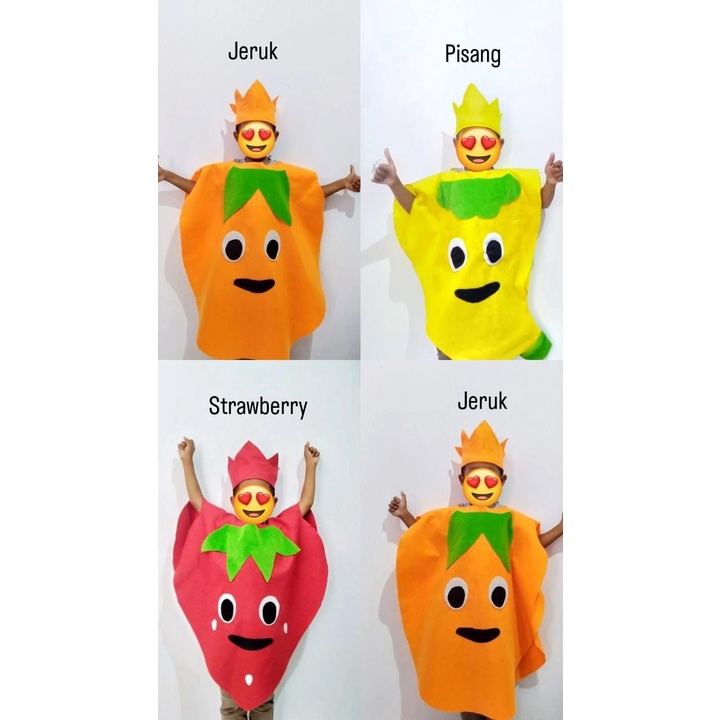 Kostum Karnaval Anak - Kostum Anak Karakter Buah Kostum Cosplay