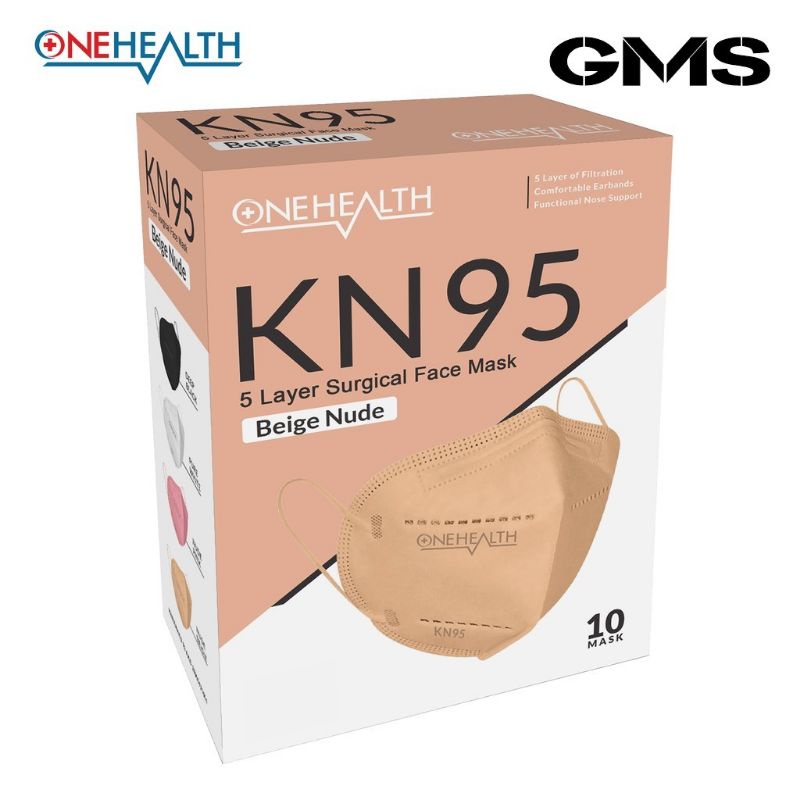 Masker Medis KN95 Onehealth 5 Ply Per Box isi 10 Pcs