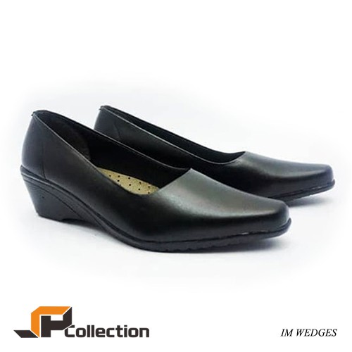 CARLIT IM 606 Sepatu Wanita Wedges Bahan Sintetis Cocok Untuk Acara Formal &amp; Pesta