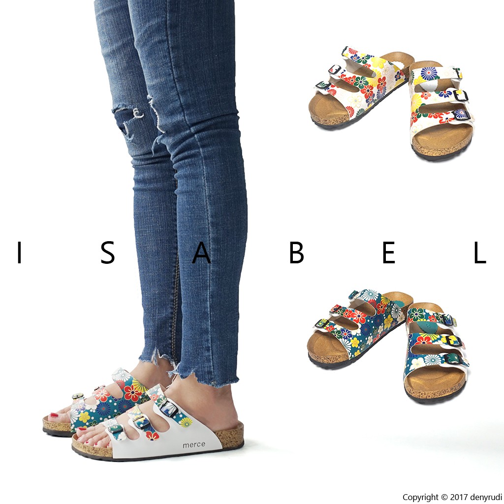 Isabel Adelia TOKYO Sandal  Platform Wanita  Tosca Putih  