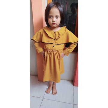 DRESS ANAK AURORA/BAJU PESTA/BAJU KEKINIAN USIA 2-7 THN