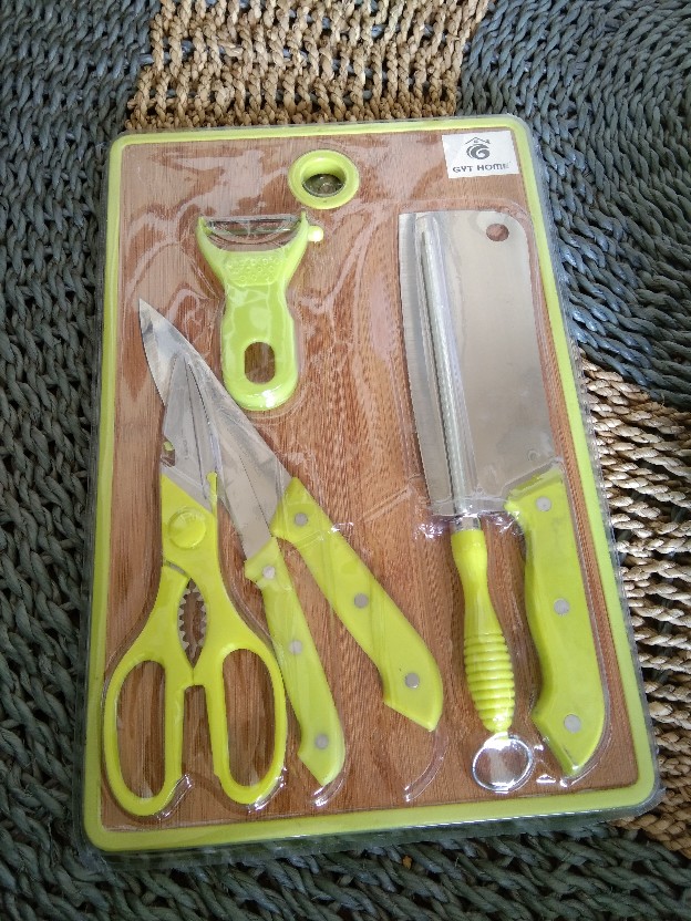 Pisau Set Stainless  Dilapis Anti Lengket 1 Set Isi 6 Termurah