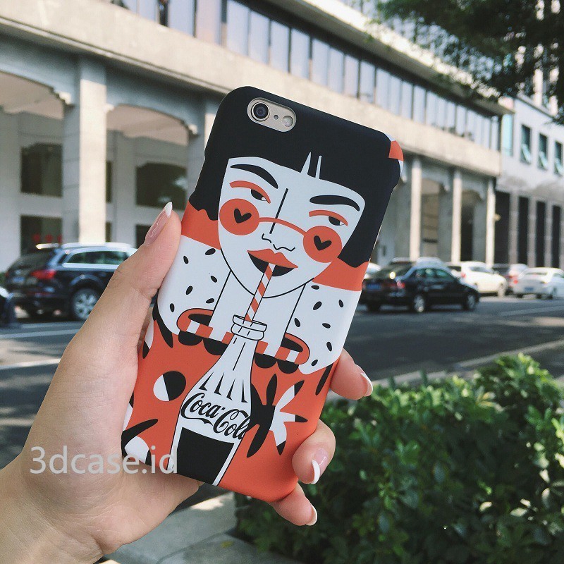 Case Compatible For IPhone 6 6S 7 8 Plus 7Plus 8 8Plus 6Plus Motif Kartun Lucu Efek Hard Case