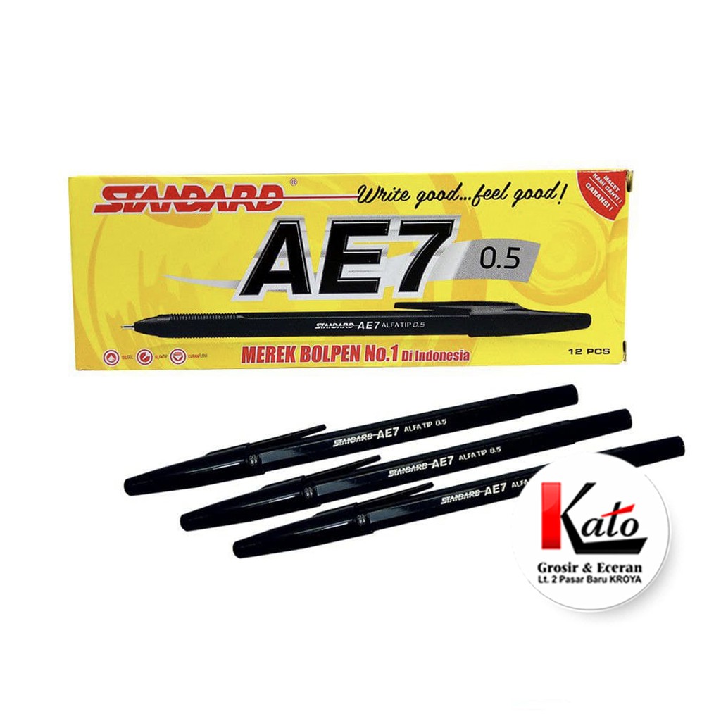 

Ballpoint Pack Standard AE7 // Isi 12Pcs