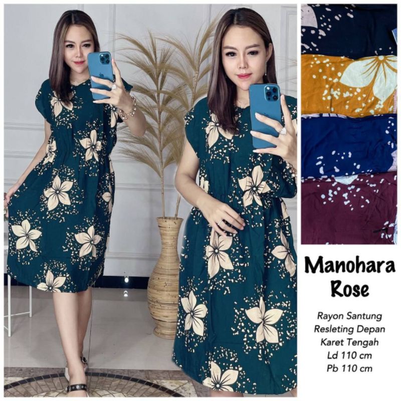 Daster malam wanita/daster tidur wanita/daster rempel wanita/daster batik motif bunga/daster batik/d