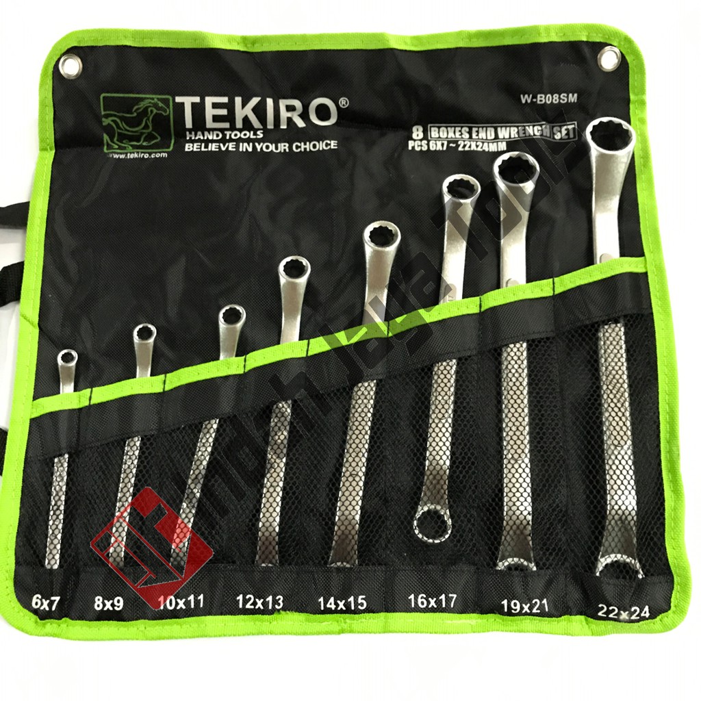 Kunci Ring Set TEKIRO 8 pcs 6 - 24 mm