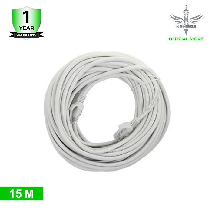 NYK Kabel LAN UTP Cat 6 Panjang 15 Meter  Kabel LAN CAT6