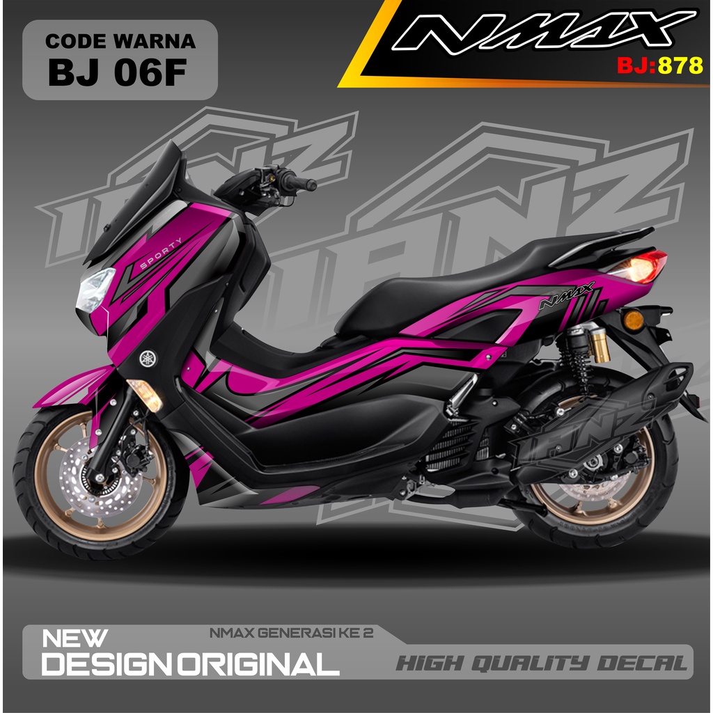 STIKER DECAL NEW NMAX FULL BLOK BODI / DECAL FULL BODY NMAX