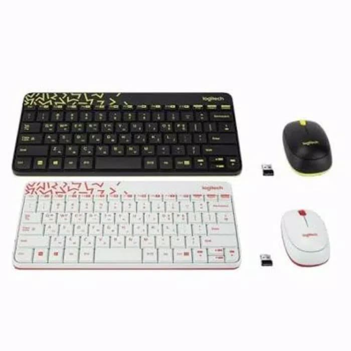 Keyboard + mouse wireles logitech mk240 original 100% resmi