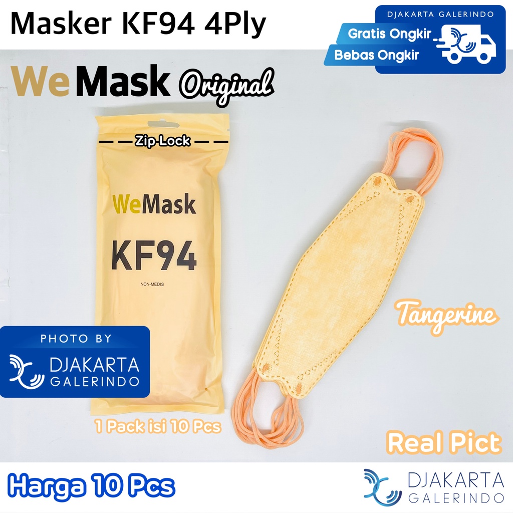 Masker KF94 Wemaze WeMask Original 4Ply - 5Ply isi 10Pcs