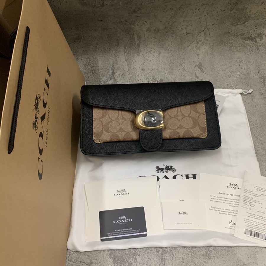 COACH TABBY SHOULDER BAG 26 WITH SIGNATURE CANVAS 91215