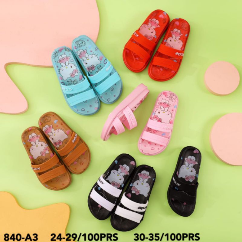 Sun-ARABELLI Sandal Selop Anak 2 Ban Import 840-A3