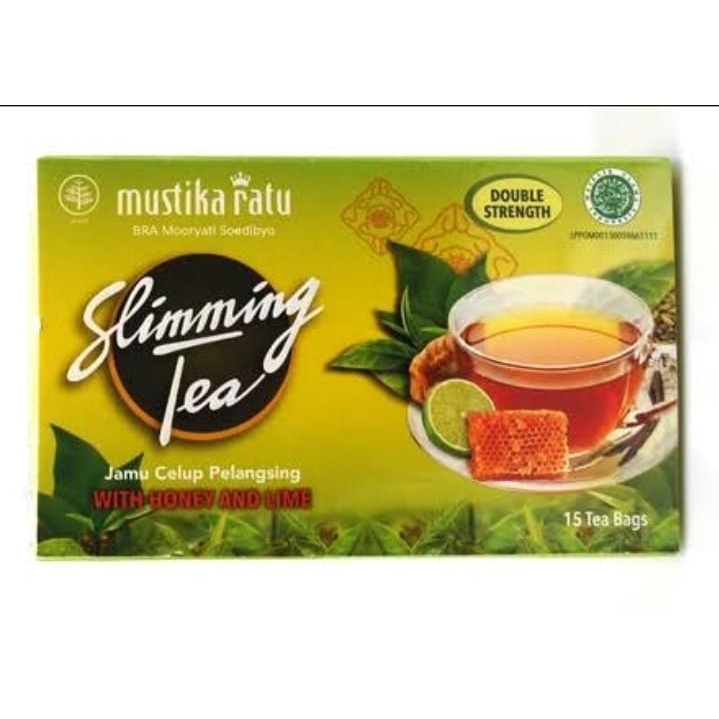 

Slimming Tea Plus With Honey & Lime Mustika Ratu isi 15 Pouch Tea Bag Double Strenght
