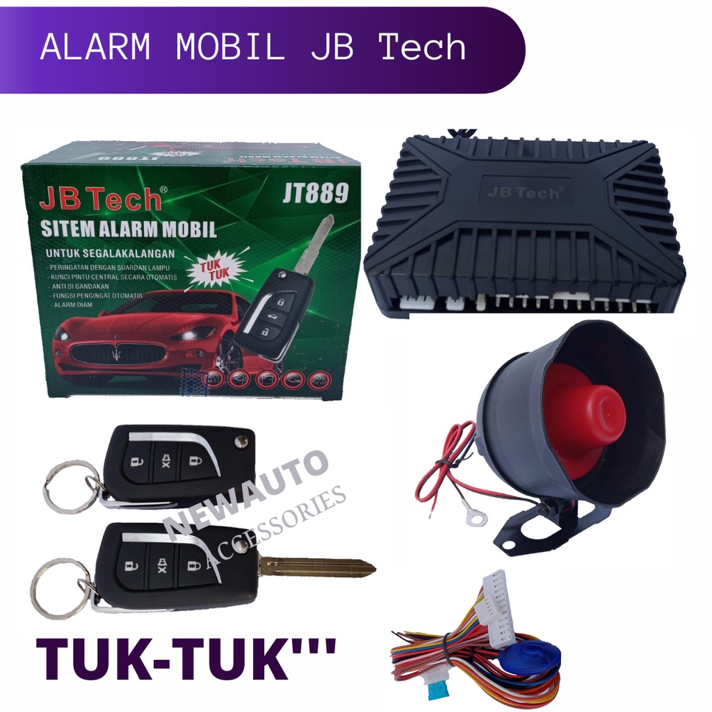 alarm remot Kunci Lipat JB Tech JB889 model kunci Innova Reborn