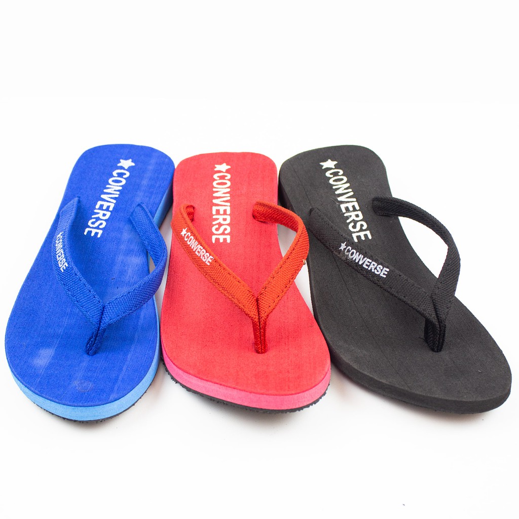 Sandal Japit Distro Convrse Perempuan / Sandal Jepit Webbing Terkini Wanita