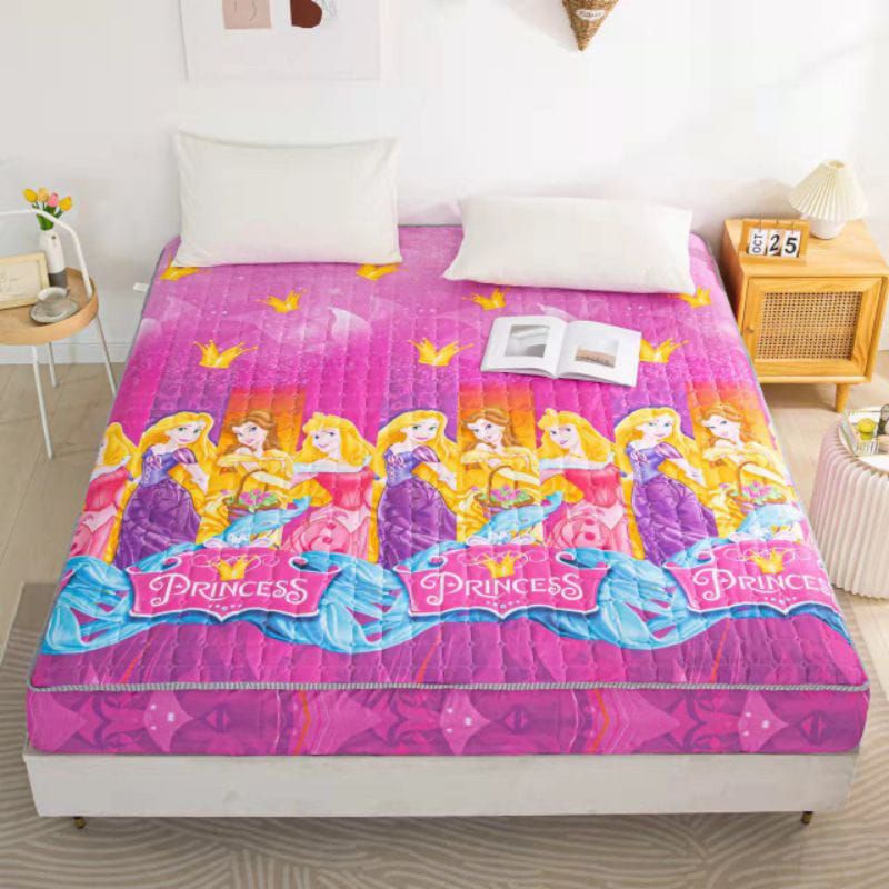 Sprei Anti Air Waterproof / Sprei Protektor import motif seperai protector sprei halus homemade 180 x 200 dan 160 x 200 sprei 120x200 anti ompol murah-Princess