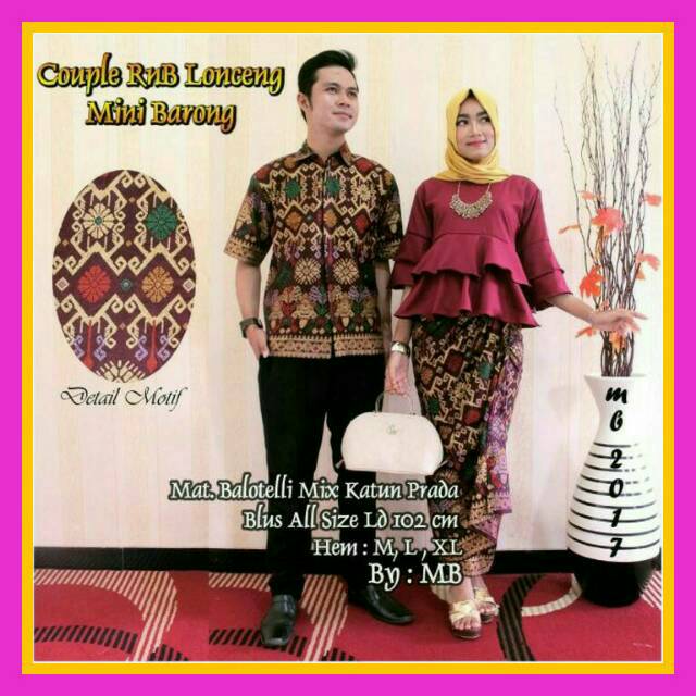  Batik  Couple NotoArto Batik  IPNU IPPNU  Kemeja Pria Sogan 