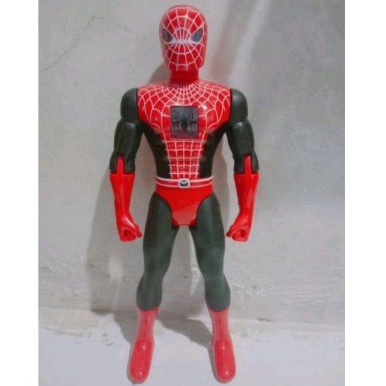 Robot SPIDERMAN Besar Lampu Dan Suara