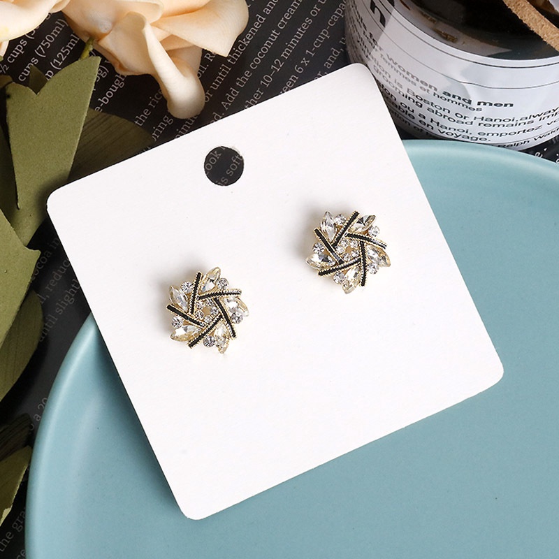 Anting Tusuk Gantung Sterling Silver 925 Desain Geometri Silang Gaya Korea Retro Untuk Wanita 2020