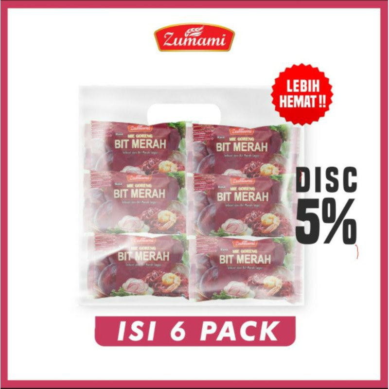 

ZUMAMI MIE SAYUR BIT MERAH 80 GRAM ISI 6 PCS (PAKET LEBIH HEMAT)