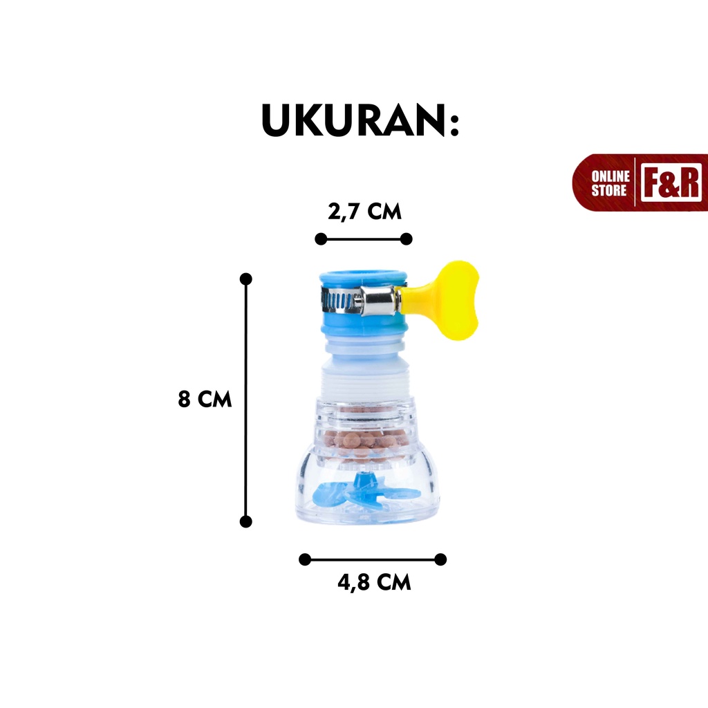 Sambungan Kran Air Fleksibel Filter Air Keran Saringan Kran Wastafel Kamar Mandi Kran Cuci Piring