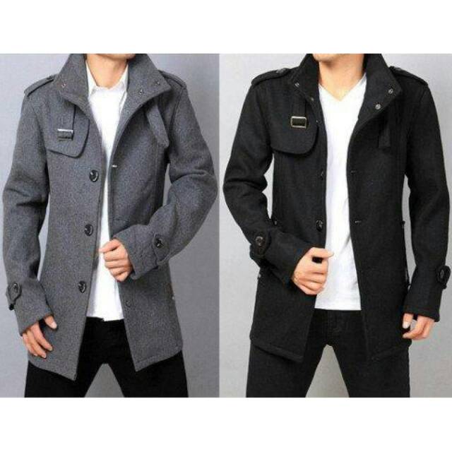 Jaket Journalism-Long Coat-Jaket Pria Korea Jepang Keren Murah